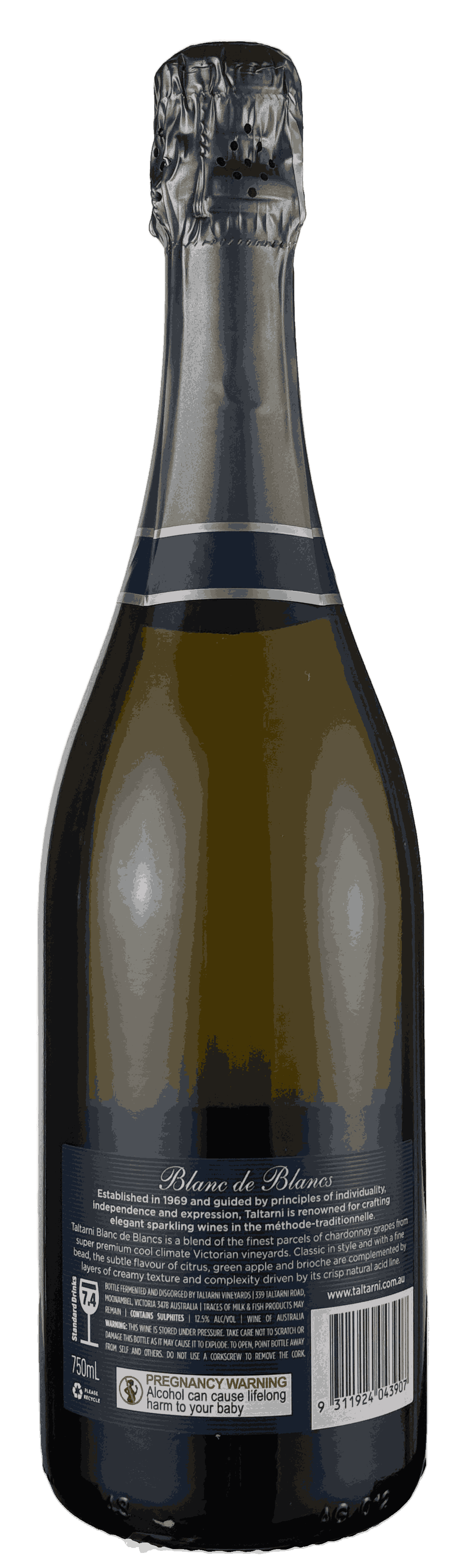 塔坦尼·白中白·霞多麗（100%，氣泡酒）
