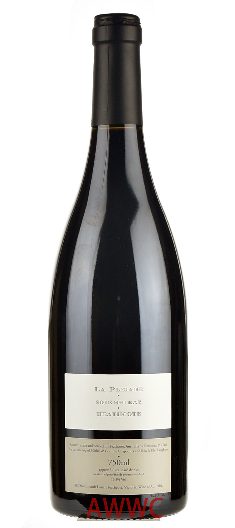 Jasper Hill La Pleiade Heathcote 設拉子2012