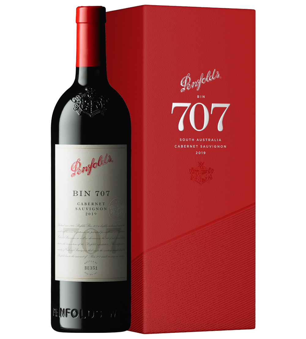 奔富 Bin 707 赤霞珠 2021( 木塞) 禮盒