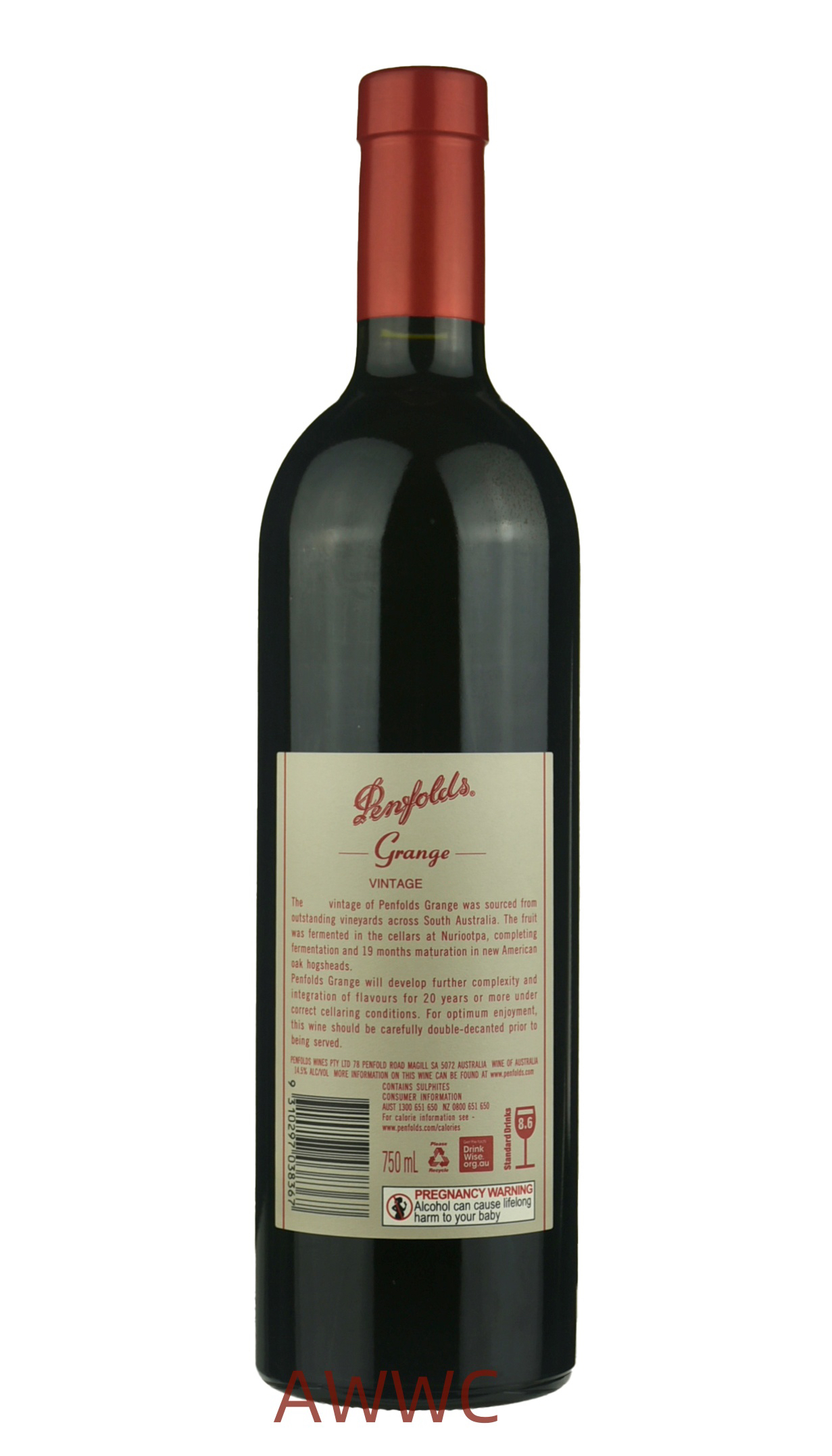 奔富Bin 95 葛蘭許 2018/20/21