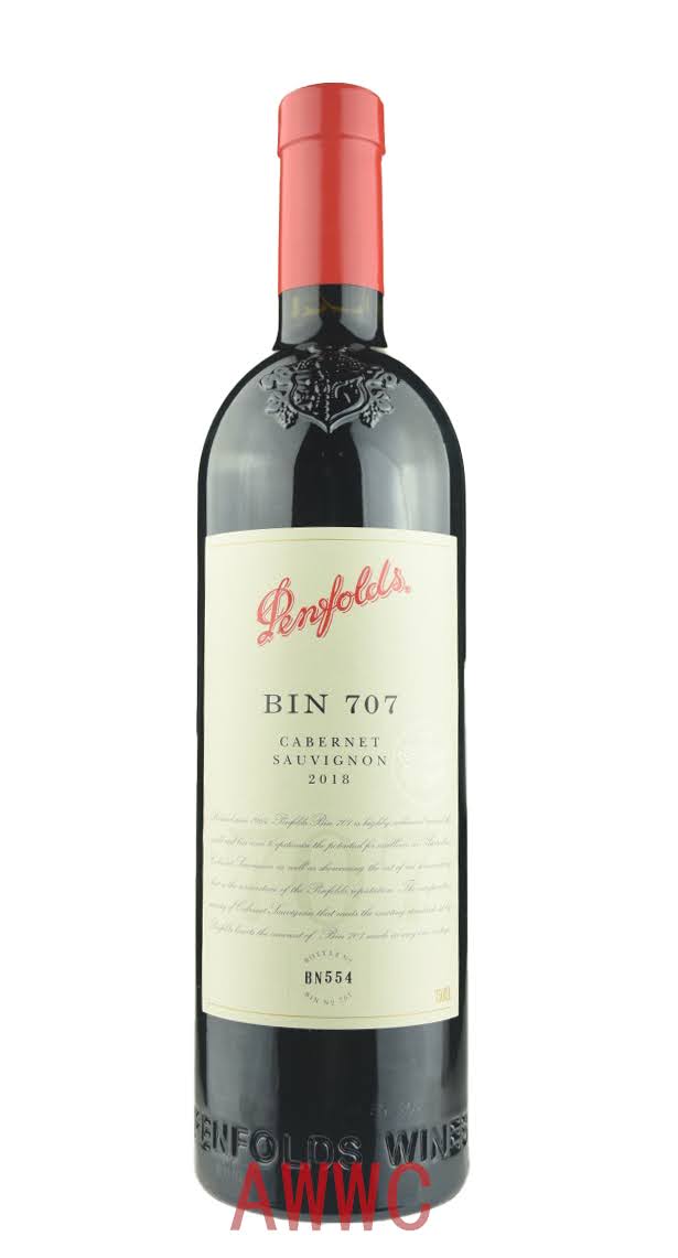 奔富 Bin 707 赤霞珠  2022( 木塞)