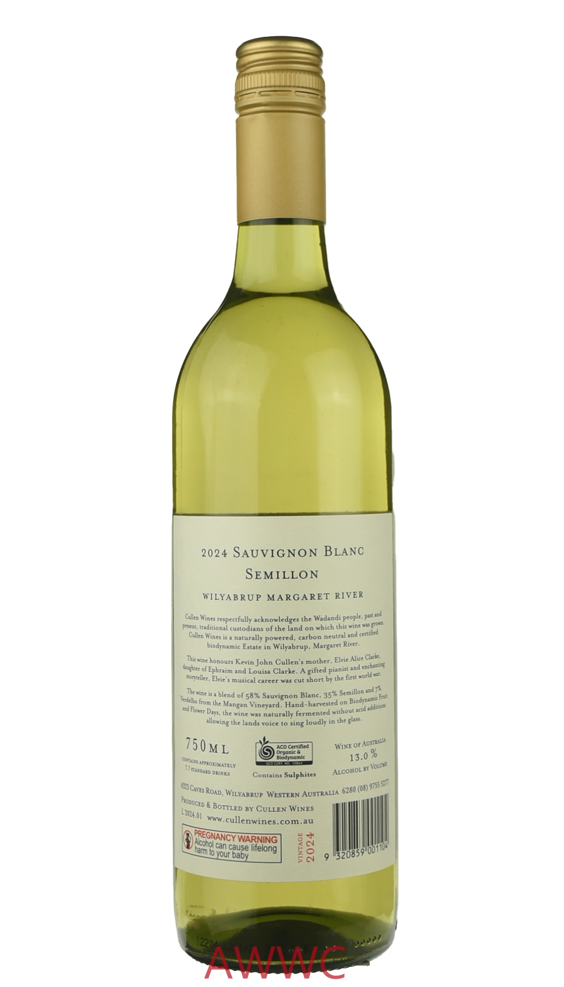 庫倫酒莊Wilyabrup長相思賽美2024