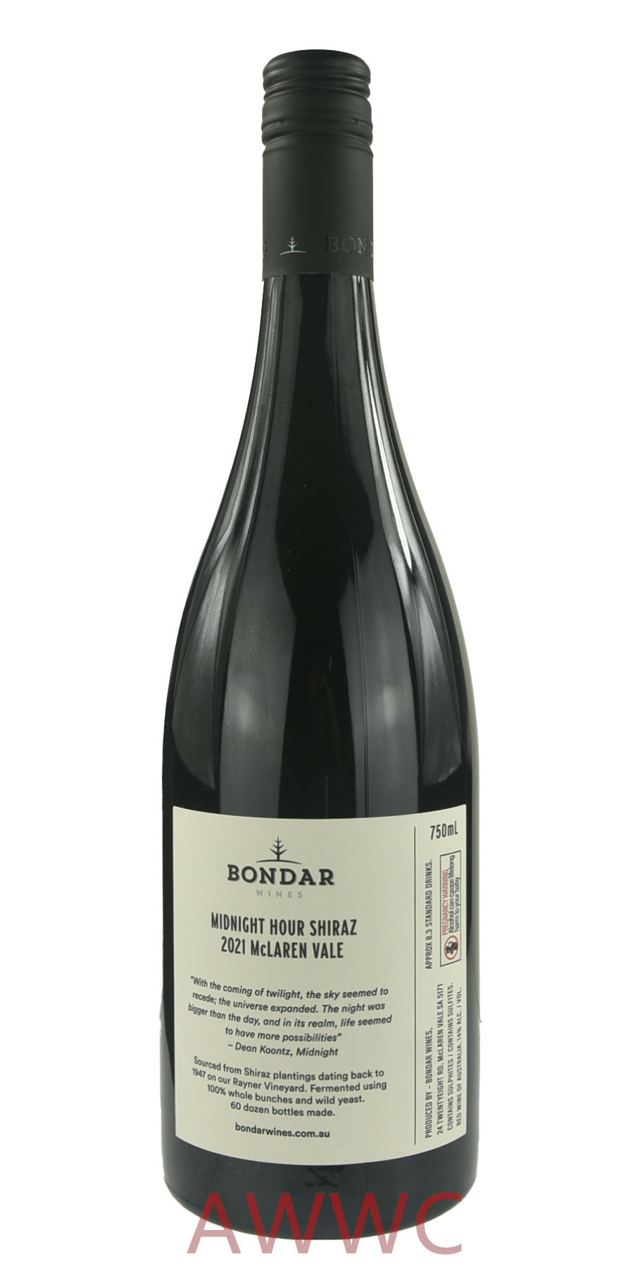 Bondar Wines Midnight Hour Shiraz 2021