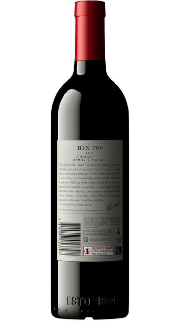 奔富  Bin 798 RWT 設拉子 2018/2020（木塞) 