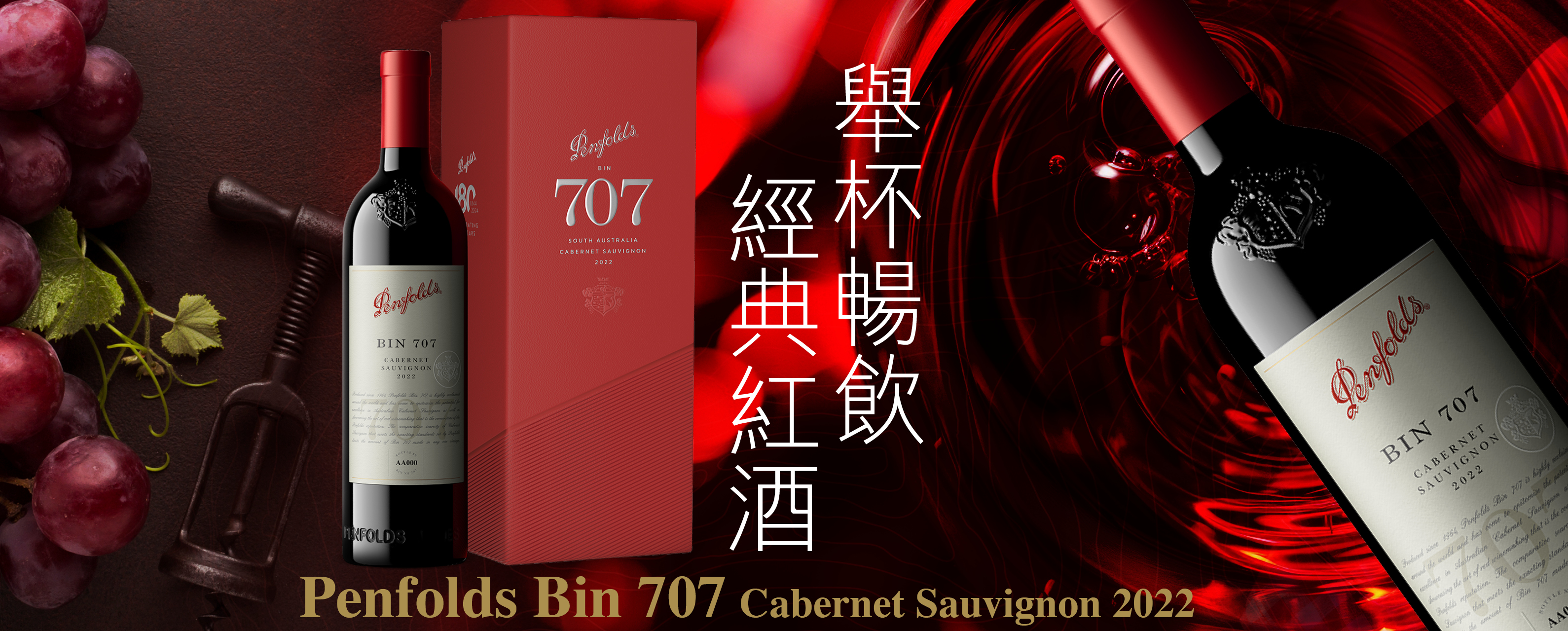 Penfolds Bin 707 Cabernet Sauvignon 2022