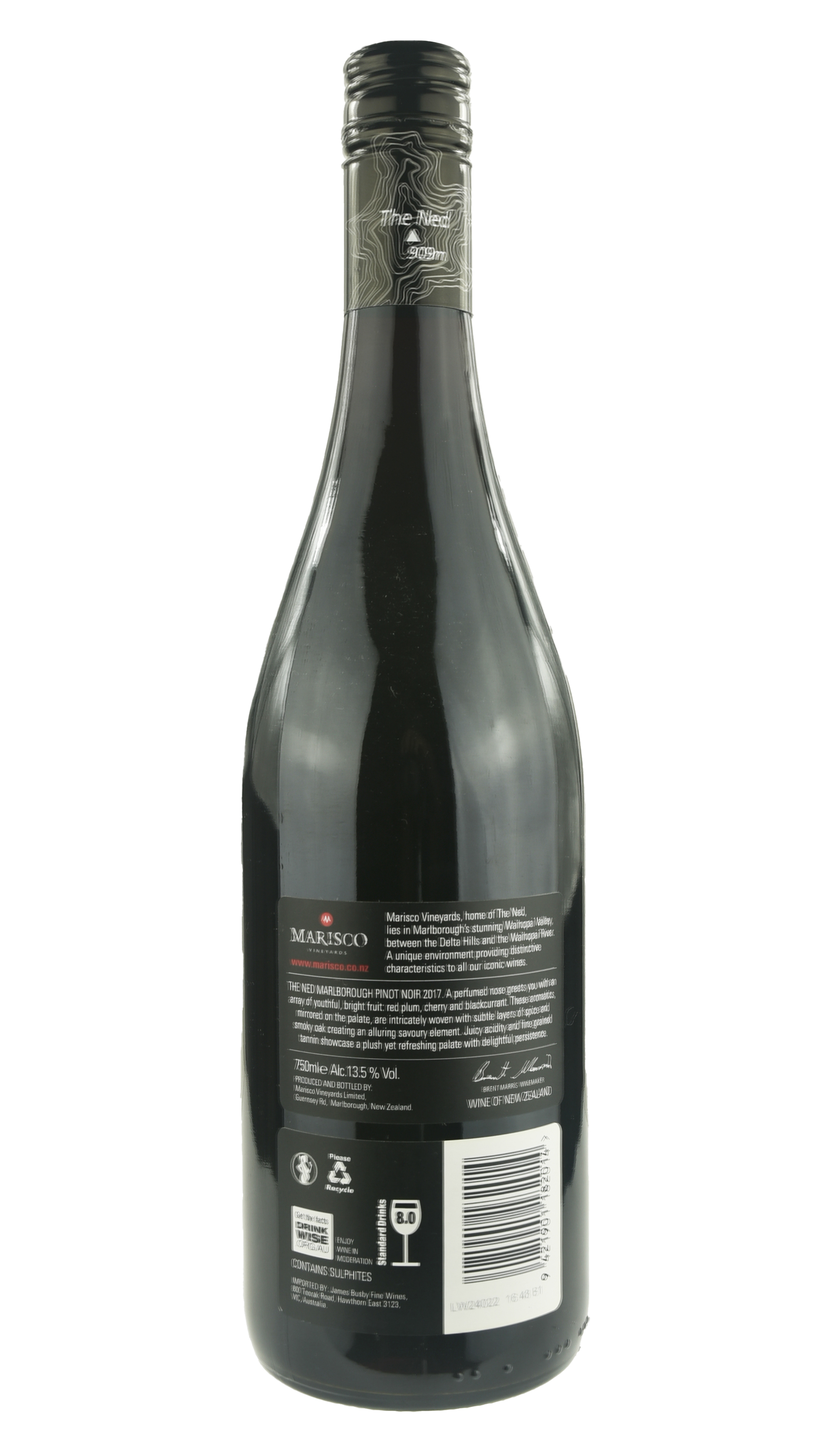 Marisco Vineyards (NZ) The Ned Marlborough Pinot Noir 2017